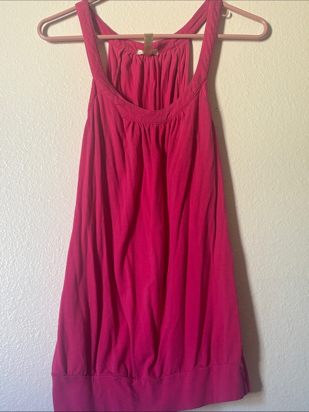 Ambience Woman’s Y2K Pink Tank Top Tunic, Size M